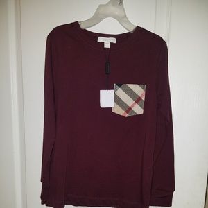 NWT Burberry Boys 8Y- Long Sleeve